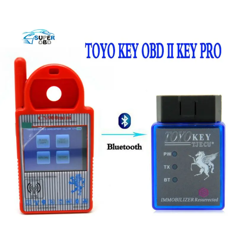 MINI CN900 PLUS TOYO KEY OBD II KEY PRO TOYO OBD Bluetooth interface with Smart CN900 Mini for toyota G with DHL free shipping