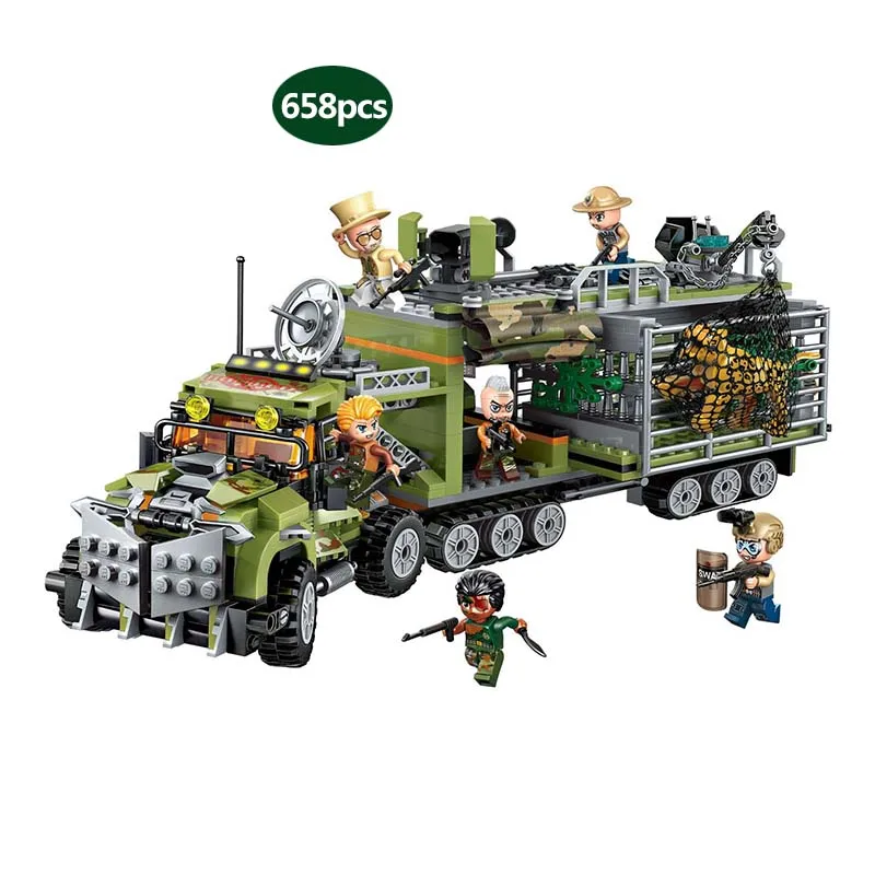 City-Series-Forest-Police-Headquarters-Mobile-Fort-Jeep-Helicopter-Building-Blocks-Toy-for-Children-gifts-compatible (2)