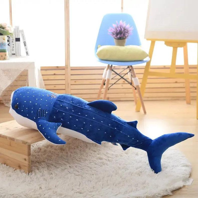 Color : Blue, Size : Height 50cm Toy Pillow Toy Cartoon Whale Shark Plush Toy Child Pillow Doll Cushion Very Safe and Healthy Material Cushion