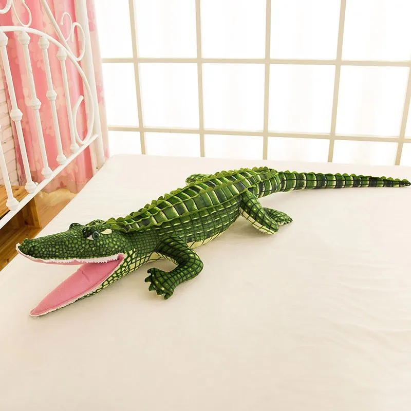 Большой игрушечный плюшевый Крокодил игрушечный крокодил мягкая подушка детский подарок на день Хэллоуина причудливая кукла