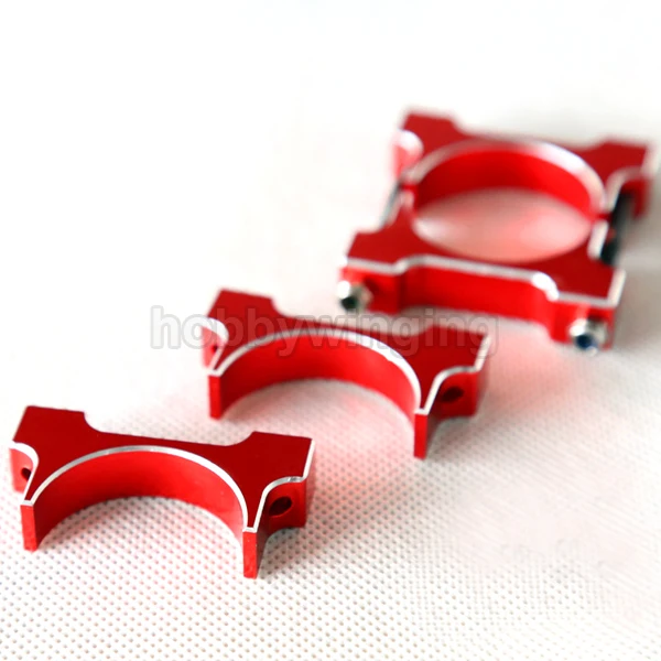 

2 pairs D30 CNC high-grade professional Aerospace aluminum Tube Clip Fixture Clamps for Large multi-axis aircraft UAV