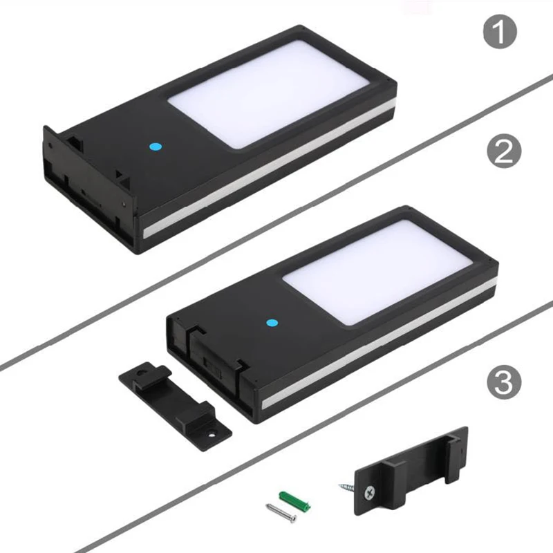 

Solar Lights Motion Sensor Outdoor Wall Light Security Light Night for Gutter Patio Garden Path LKS99