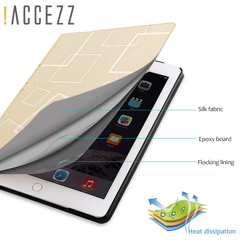 

!ACCEZZ Ultra Slim Case For iPad 2/3/4 Air 1/2 Cover Stand Auto Wake Up Sleep Flip PU Leather For iPad Mini 1 2 3 4 Coque Fundas
