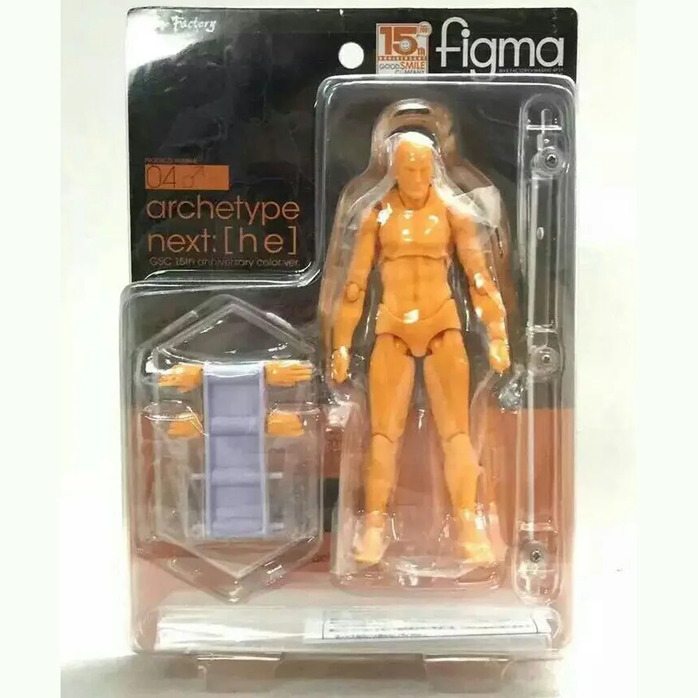14 см Figma BODY KUN / CHAN серый оранжевый желтый ПВХ фигурка модель игрушки|Игровые