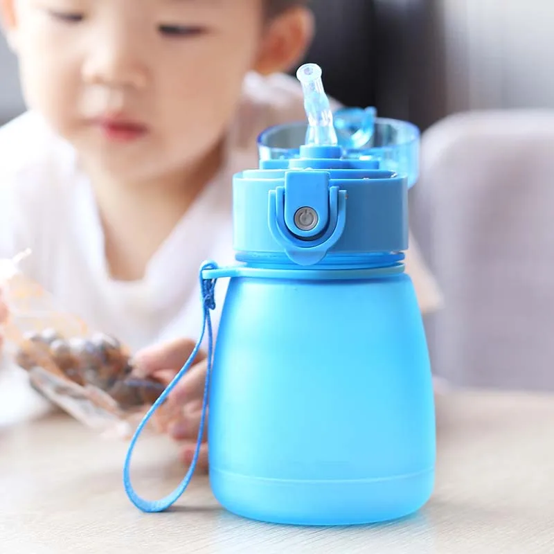 

Eco-friendly Kid Kids Drinking Cartoon Water Bottles BPA Free Plastic Straw Bottle Children Bottle Children Kettle Sports Bottle