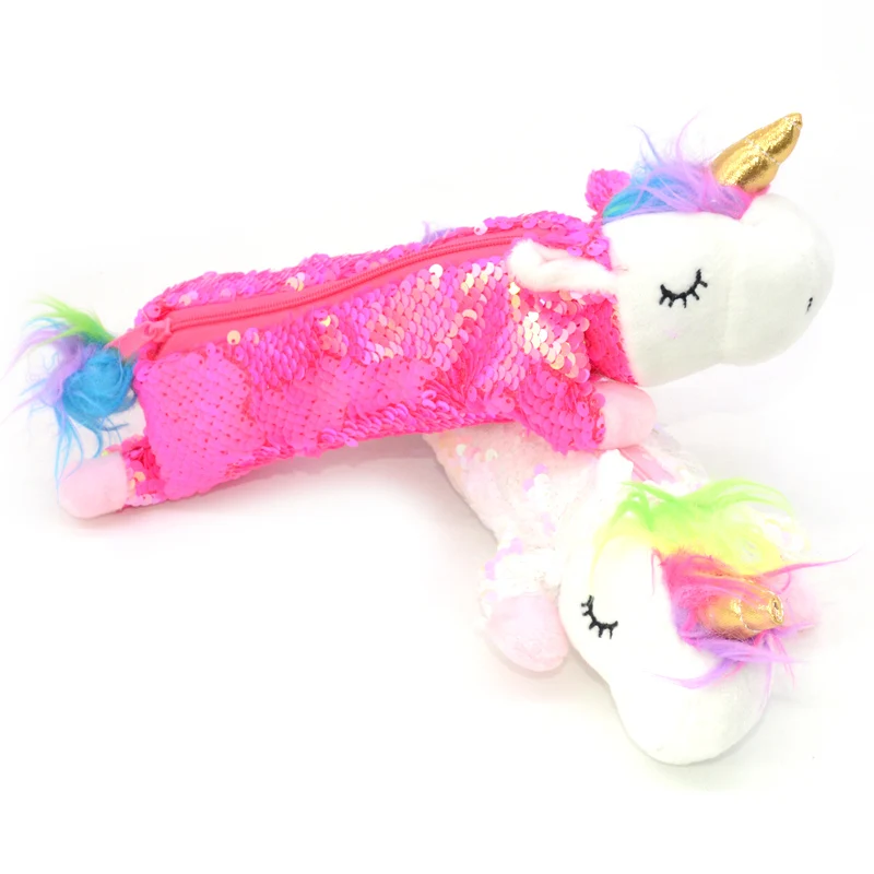 Lentejuelas-de-l-piz-caso-Estuche-Unicornio-Escolar-Crayon-de-la-Operaci-n-Licorne-Pennen-Estuche (2)