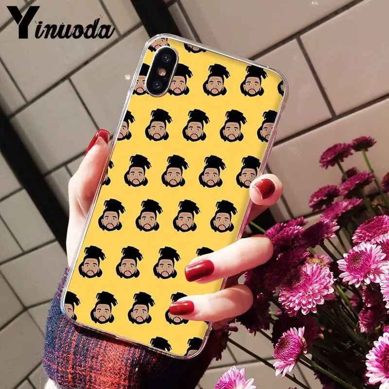 Yinuoda Weeknd поп-певец Starboy TPU Мягкий силиконовый чехол для телефона для iPhone X XS MAX 6 6S 7 7plus 8 8Plus 5 5S XR