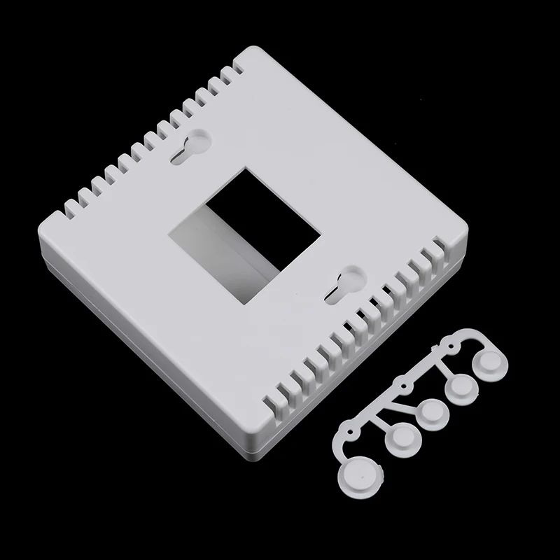 1 шт. белый 86 пластик Проект коробка Enclosur8.6x8.6x2.6cm чехол для DIY LCD1602 метр тестер с Buttone