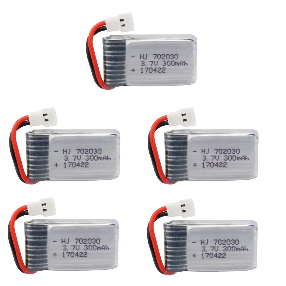 

RCONLY 3.7v 300Mah 25c Li-polymer battery 4pcs/5pcs battery + 4 in 1 charger box for 1306 U816 U830 F180 RC quadcopter 5pcs/lot