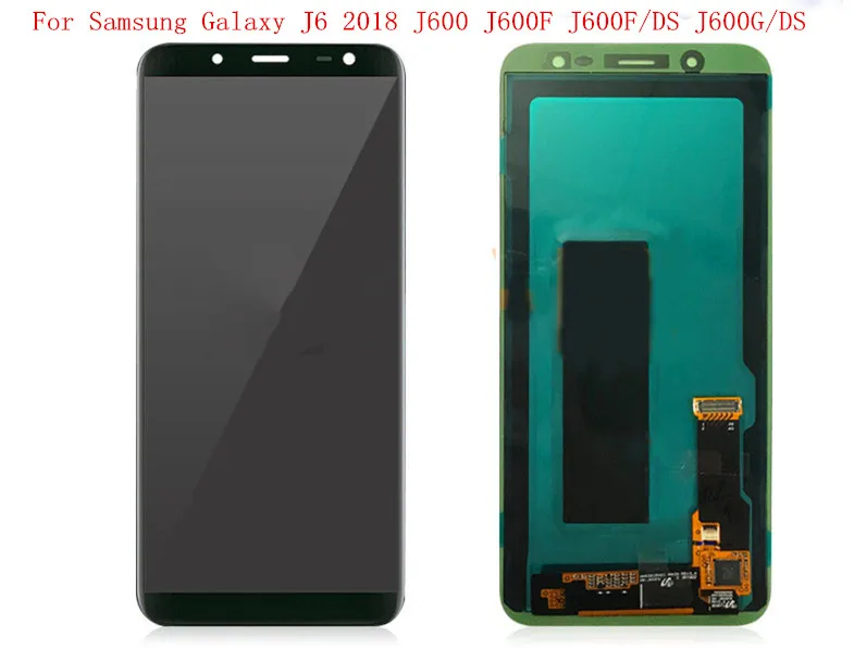 

100% original 5.6'' Super AMOLED lcd display For SAMSUNG Galaxy J6 2018 LCD Display J600F Touch Screen Digitizer Assembly 5.6 i