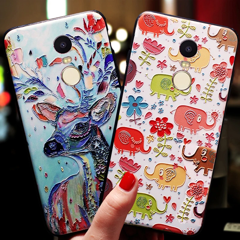 YonLinTan 3D coque чехол для Xiaomi Redmi Note 4 x 4x Note4 pro мультфильм на силиконовые Роскошные