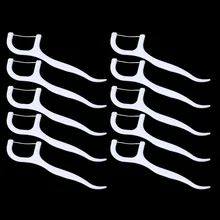 10 шт. пищевой высокий полимер зубная щетка зубная нить зубочистка Чистка зубных протезов Уход Инструмент очистка полости рта зубочистка