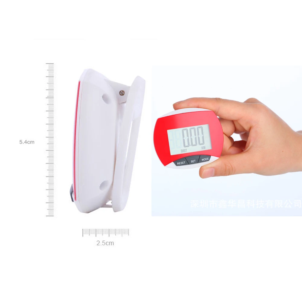 Sports Fitness Running Calories Steps Counting Device LCD Digital Step Pedometer Walking Calorie Tracker Distance Run Belt Clip | Спорт и