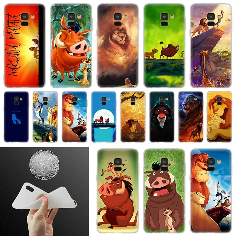 

Comic The Lion King Hakuna Matata Soft PhoneCase For Samsung Galaxy A50 A10 A20 A30 A40 A60 A70 A6 A8 Plus A7 A9 2018 A3 A5 2017