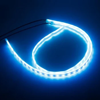 

2Pcs RGB LED Light Strips for Headlight DRL Turning Light with Remote Control M8617
