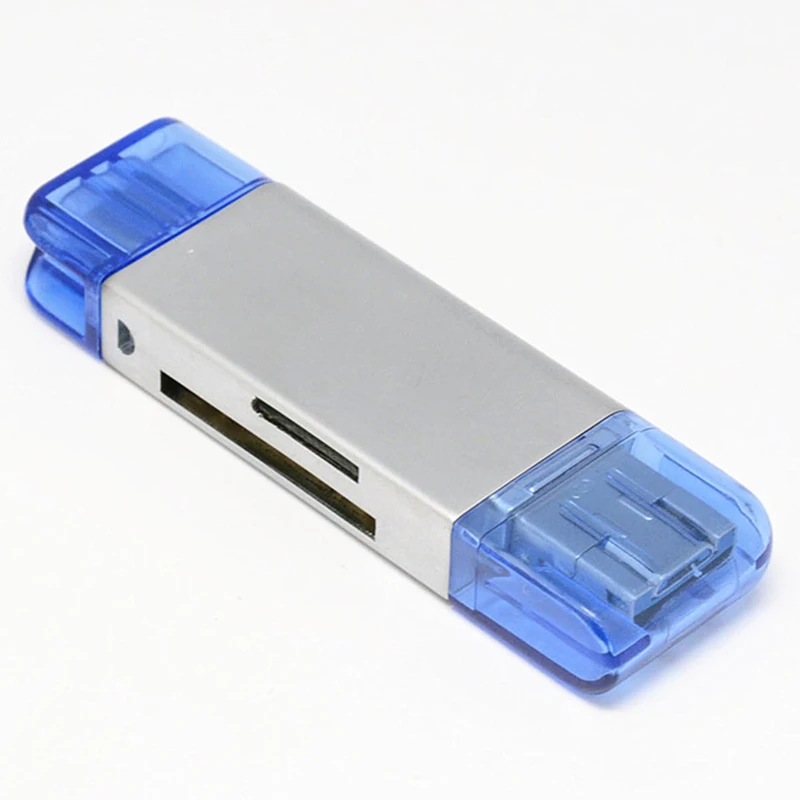 USB Android type-C мобильный телефон, ноутбук Универсальный TF/SD Multi-function три в одном кардридер цинковый сплав