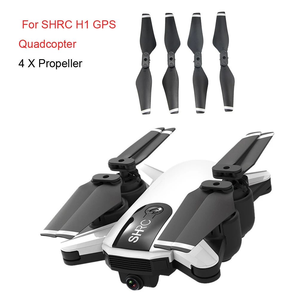 UAV Propeller 4PCs Spare Parts Crash Pack Propeller For SHRC H1 GPS Quadcopter RC Toys Part Quieter Flight Durable Lightweight
