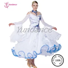 Элегантное чистое бальное платье для танцев новое платье для выступлений доступно на заказ B-13364