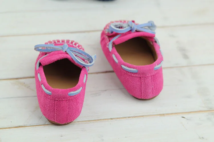Aercourm A 2017 г. Новинка весны детские Обувь для девочек Пояса из натуральной кожи Мокасины для женщин дети кисточкой Обувь Туфли без каблуков