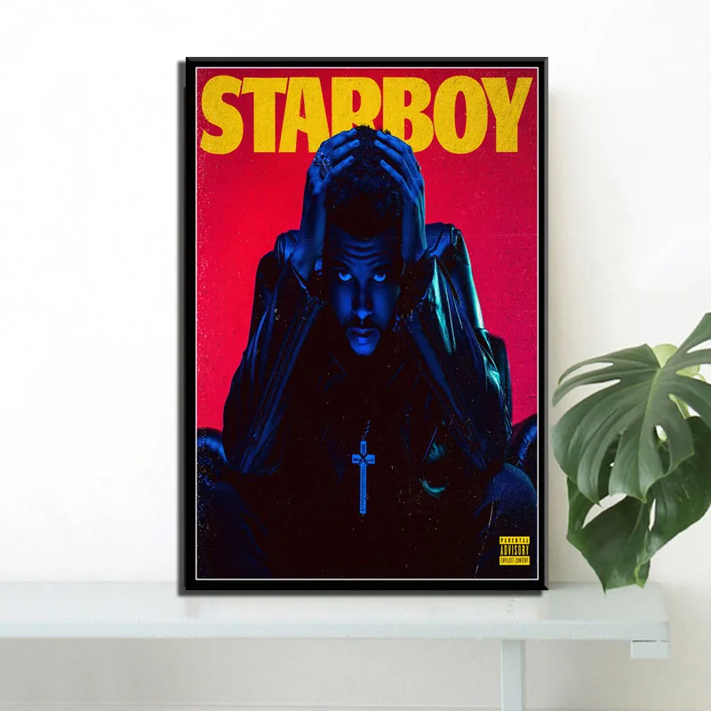 Плакатный принт выходные дни StarBoy R& B дом воздушные шары рэп музыкальный альбом картина маслом холст стены книги по искусству фотографии Гостиная домашний декор