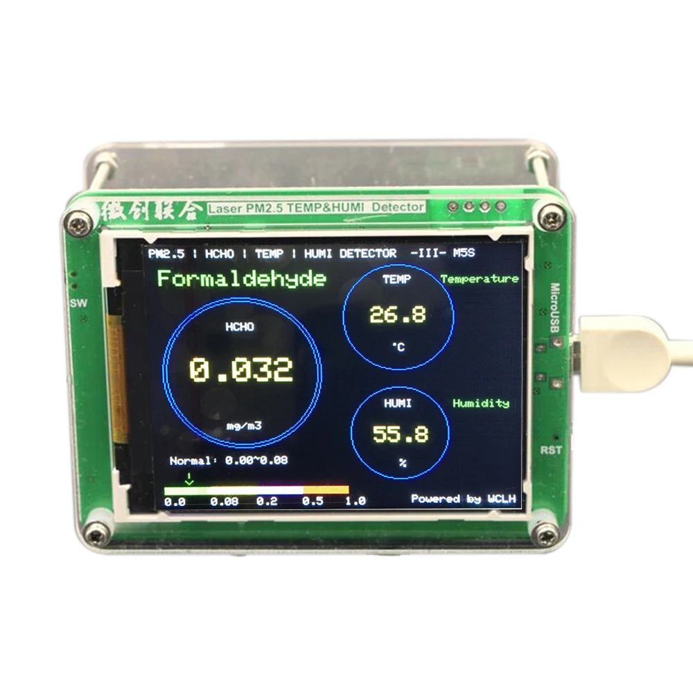 Здесь продается  Digital gas analyzer AirPM2.5/1.0/10 Haze Tester Mositure Temperature HCHO Formaldehyde Air Quality Index Dust Indicator Monitor  Инструменты