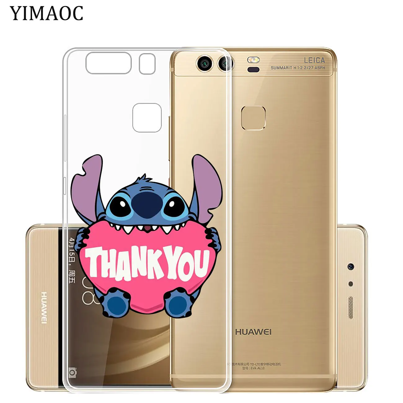 YIMAOC Lilo& Stitch Мягкий Силиконовый ТПУ чехол для телефона для huawei P30 P20 Pro P10 P8 P9 Lite P smart Z чехол