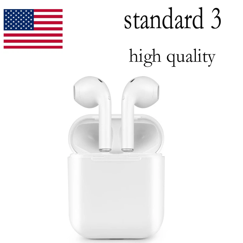 

i9s Bluetooth Earbuds Earphone Wireless Headsets Ear Double not air pods Apple for iphone x/ 6/7/8 plus For Andorid