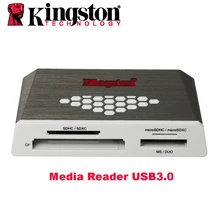 Kingston Micro SD Card Reader USB3.0 Media Reader CF TF MS SDHC/SDXC UHS-I Microsd Multi-function Flash Memory Card USB Adapter