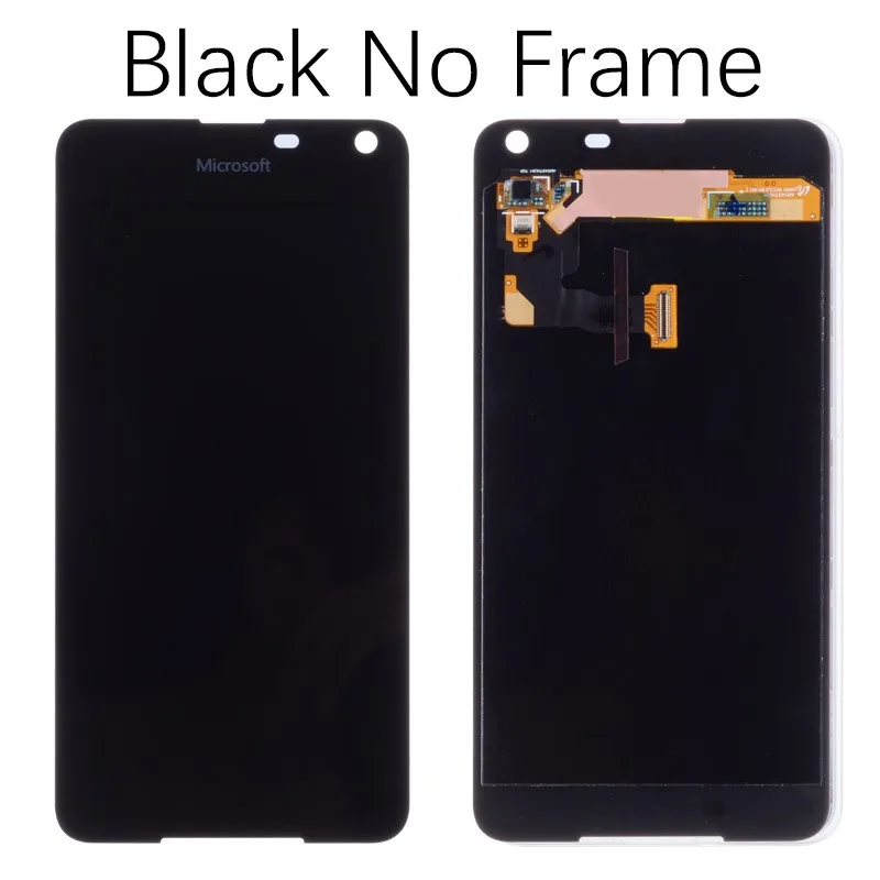 5.0" тачскрин дисплей экран для NOKIA microsoft Lumia 650 сенсорный дисплей LCD с тачскрином в рамке замена запчасти RM-1154 Черный белый золотой - Цвет: Black No Frame