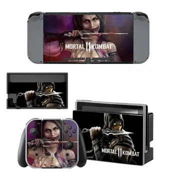 

Mortal Kombat Sticker Decal for Nintendo Switch Sticker Skin for Nintendo Nintend Switch NS Console and Joy-Con Controller Vinyl