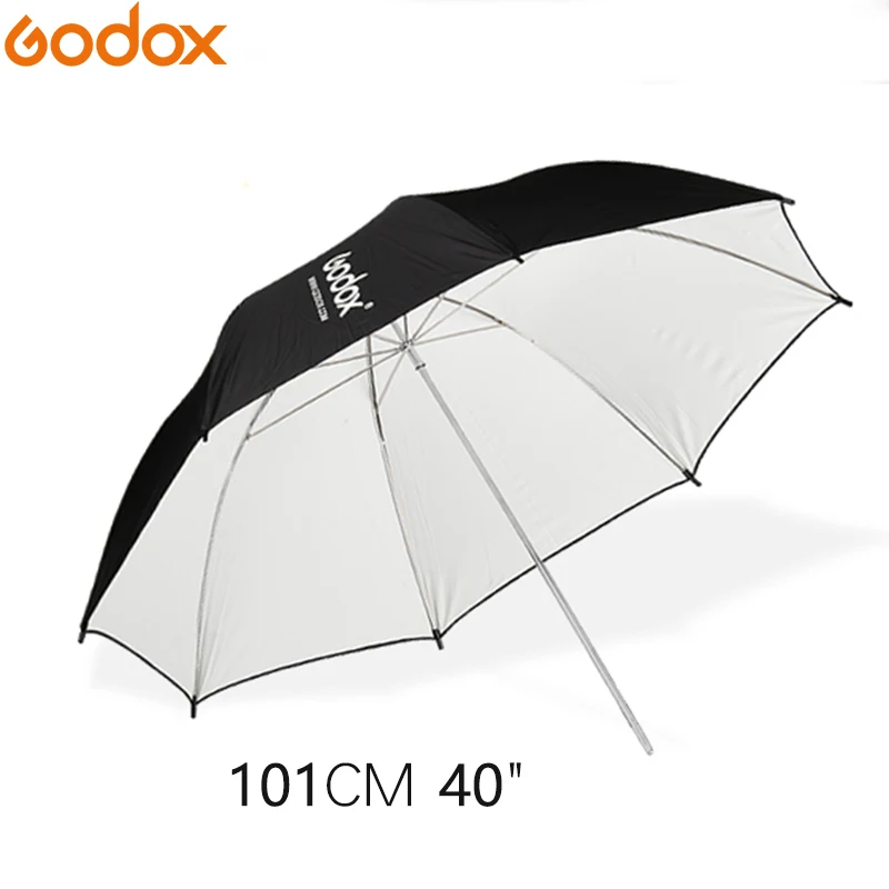 Camera Umbrella Godox 40" Black and White Reflective Lighting Umbrella
