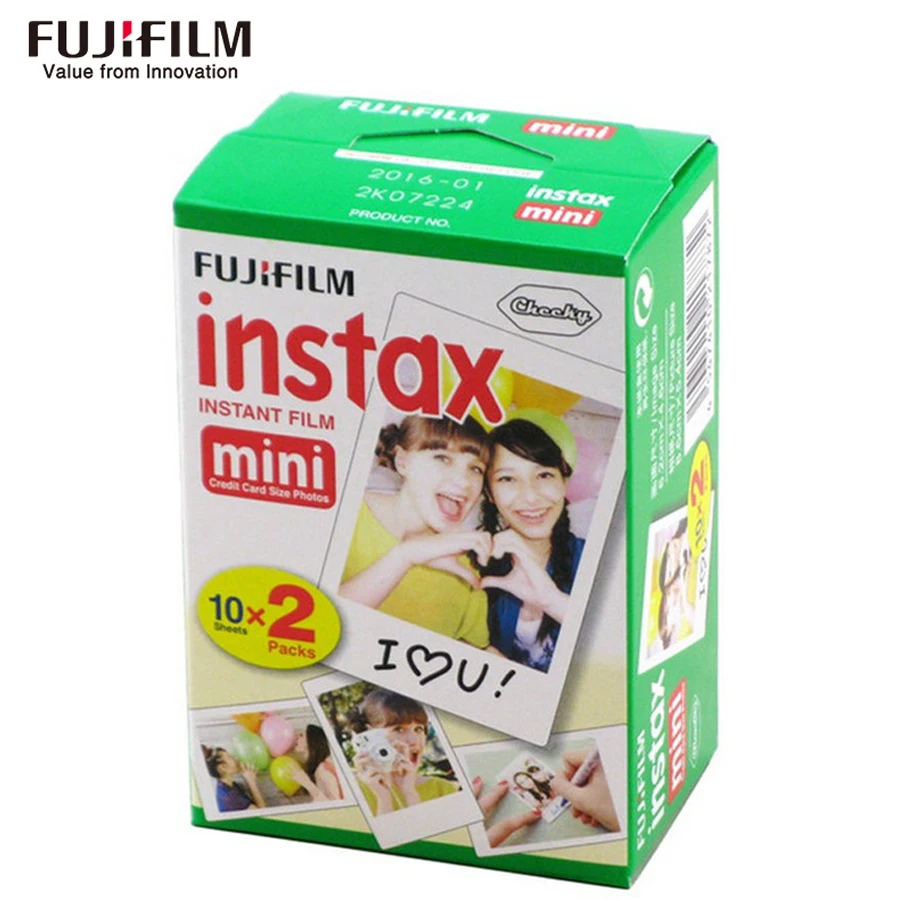 Пленка Fujifilm Fuji instax mini8 20 листов белая пленка+ 20 листов наклейки для мгновенной камеры mini 8 7 s 25 50 s 90 фотобумага