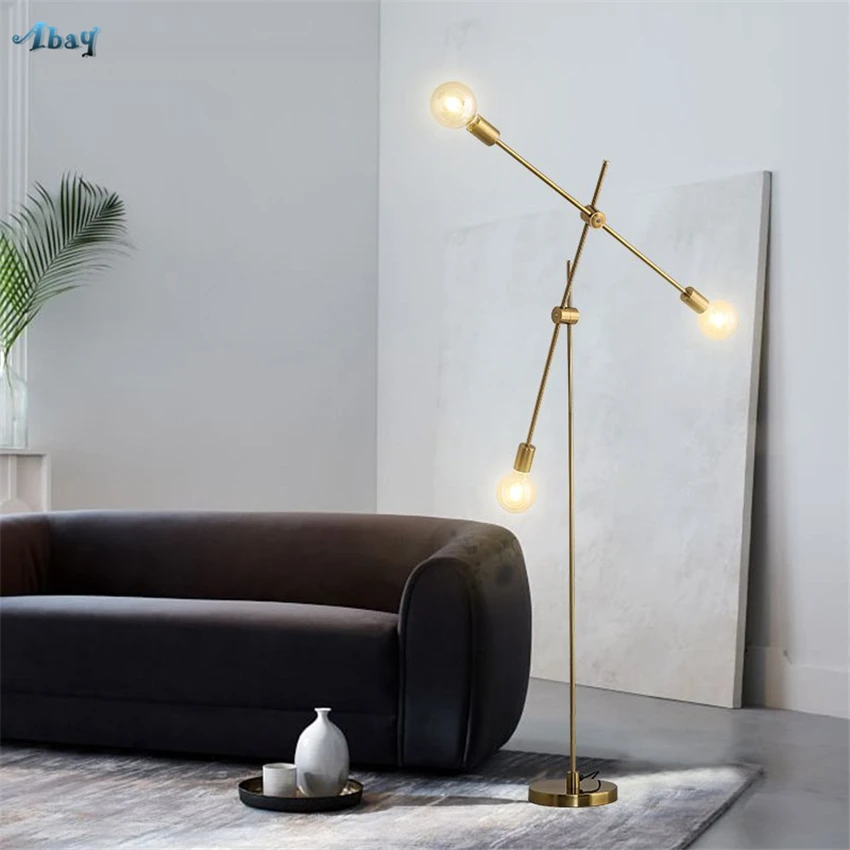 

Nordic Style Floor Lamps Standing Living Room Study Bedroom Desk Lights Design Magic Bean Table Floor Lamps Decorative Fixtures