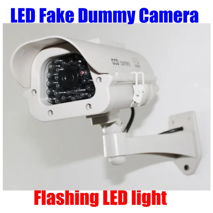 

Indoor Outdoor waterproof Flashing LED Light Dummy Fake CCTV Security IR Camera