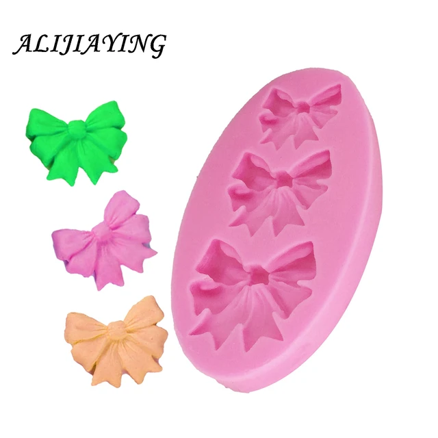 3D Íjak Szilikon Fondant Penész Cukrász Csokoládé Íjkknot Cukorkás Torta Díszítő Szerszámok D1208