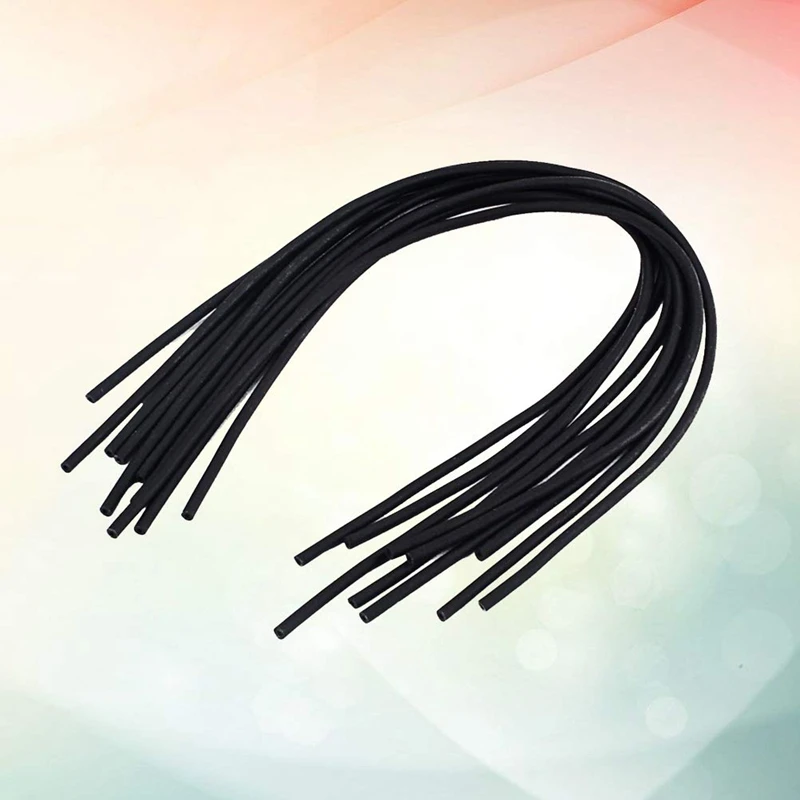 

10Pcs Rubber Tubes for Bamboo Hammers Beaters Yangqin Chinese Dulcimer Parts (Black)