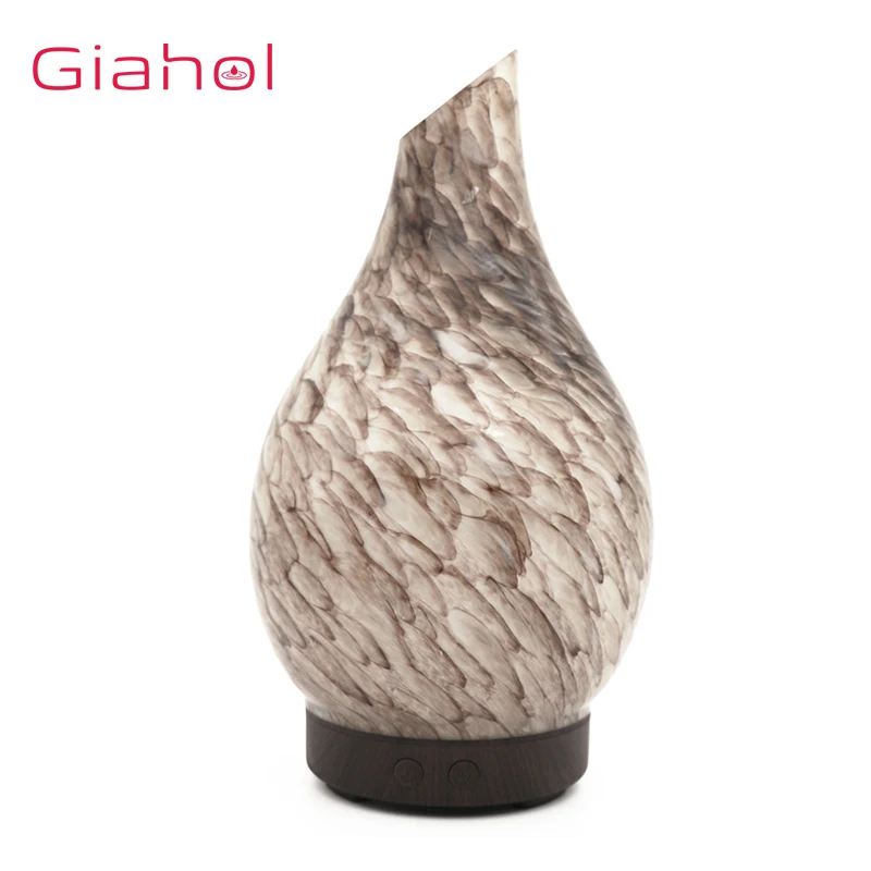 

Marble Texture Humidification Aroma Essential Oil Diffuser LED Night Light Air Humidifier For Home Aromatherapy Mist Maker