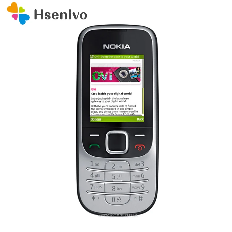 Восстановленный Оригинальный разблокированный мобильный телефон Nokia 2330 Classic Java