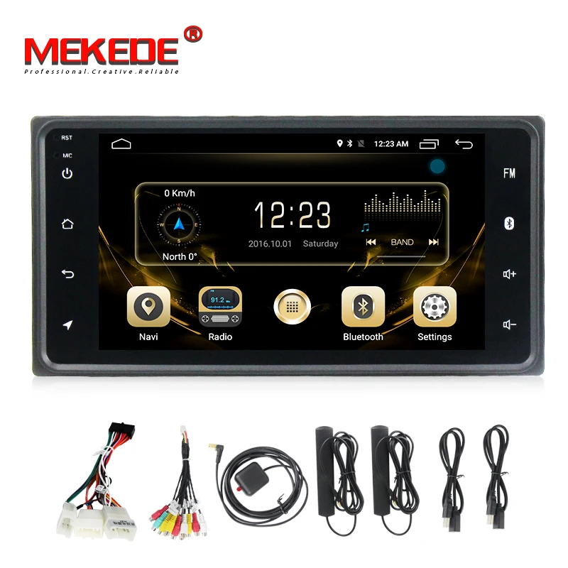 

2G RAM Android 7.1 2 DIN Car DVD GPS for Toyota Terios Old Corolla Camry Prado RAV4 fortuner radio wifi Capacitive 1024*600