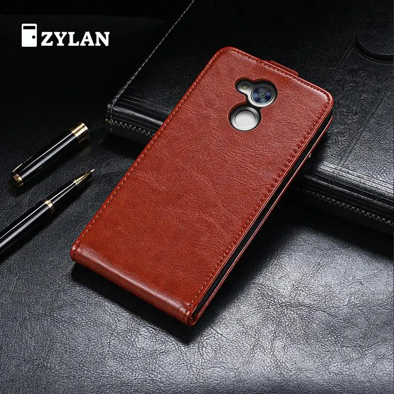 ZYLAN For Huawei Enjoy 6A 6X Case Luxury Flip Leather Phone Cover Bag &amp FREE GIFT | Мобильные телефоны и аксессуары