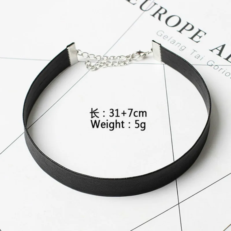 Женское кожаное ожерелье чокер готическое розового цвета 2020|gothic choker necklace|gothic
