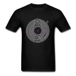 Для мужчин Soundscape короткий рукав Футболка принт 100% хлопок футболка Униформа радость разделение его и ее футболки