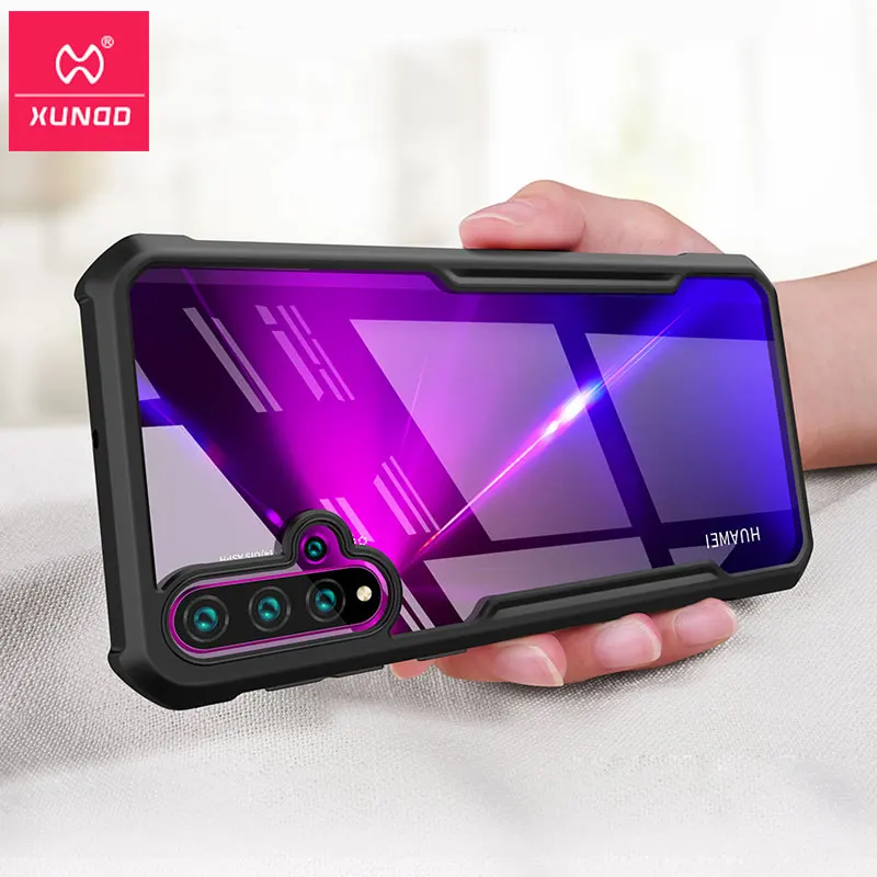 

For Huawei Nova 5 Phone Shell XUNDD Airbag Shockproof Case Cover 360 Protective Transparent Back Cover for Huawei Nova 5 Pro