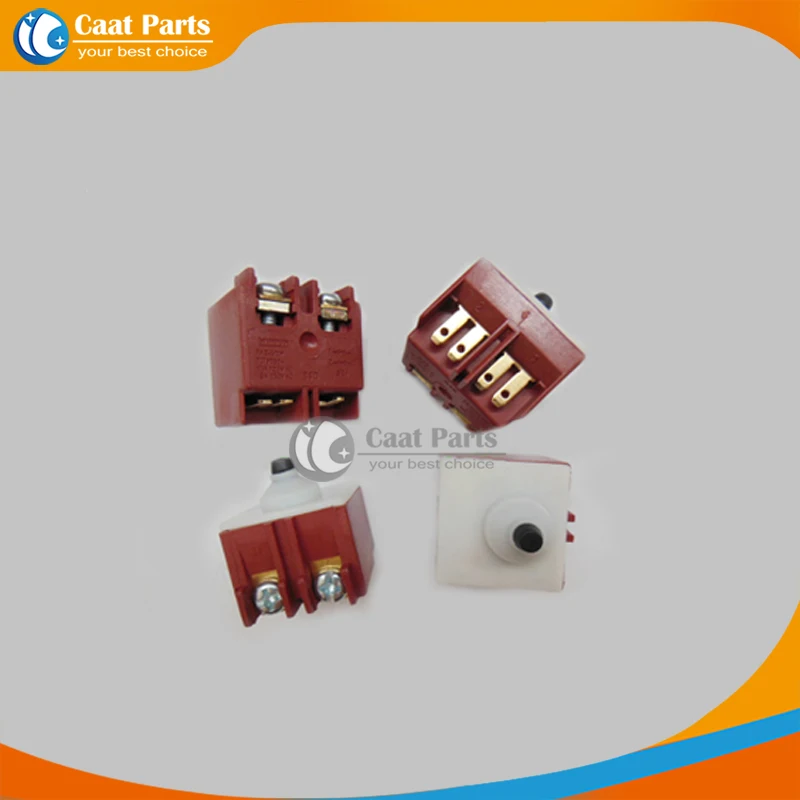 5PCS/LOT Angle Grinder AC 250V 6A 125V/12A DPST Pushbutton Switch for Bosch GWS6-100/GWS7-100/TWS6000/GWS8-100