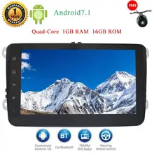 Reverse camera Eincar 8″inch Android 7. 1 2 Din Car GPS Stereo Head unit for Volkswagen With Mirror Link/GPS/WIFI/Bluetooth/RDS