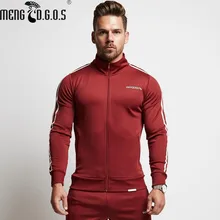 

Sudadera para hombres 2018 Fall Fashion Fitness Set Camisa de cremallera de manga larga casual Sudadera gyms Menswear