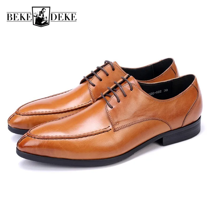 New 2017 Business Men Formal Shoes Wedding Dress British Pointed Toe