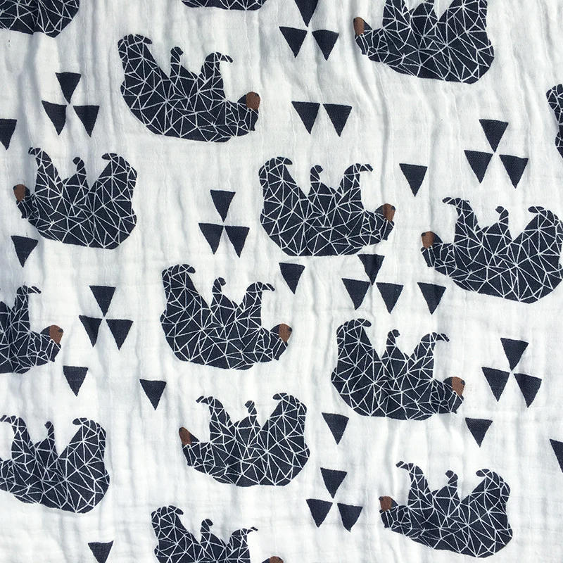 2 Layer 100% Cotton Muslin Baby Blanket For Newborn Swaddling Bedding Blankets Swaddle Wrap