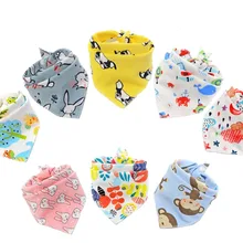 Детский нагрудник 8 шт./упак. Детские хлопковые нагрудники