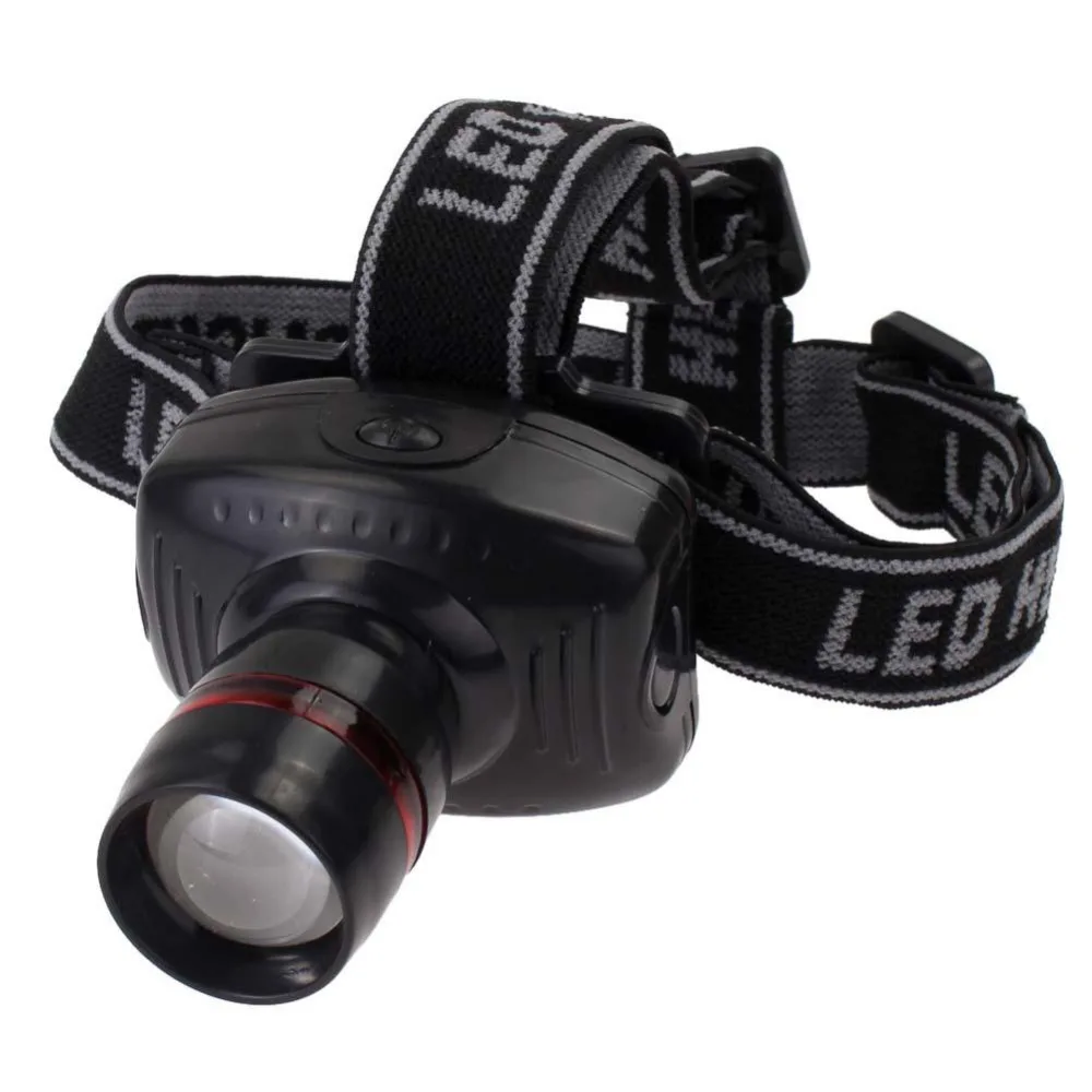

3W LED Head Light Flashlight Zoomable light Torch Lamp AAA